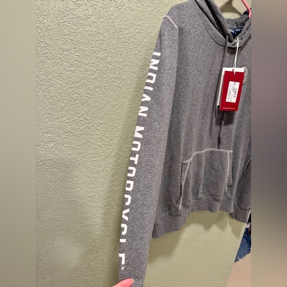 Indian Motorcycle Light Hoodie Size S - Picture 2 of 6